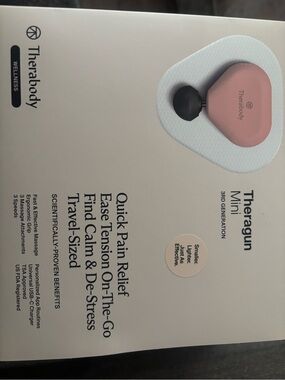 Therabody Theragun Mini - Dusty Rose Portable Massage Device